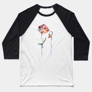 Poppies Baseball T-Shirt